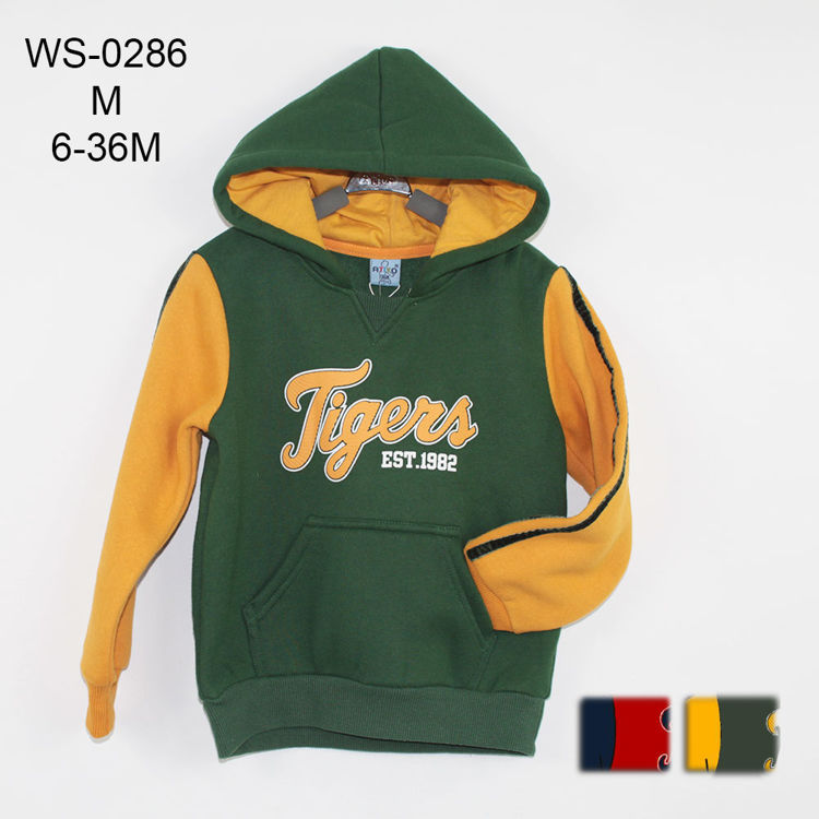 Picture of WS0286- THERMAL FLEECE BOYS HOODY JOGGING TOP